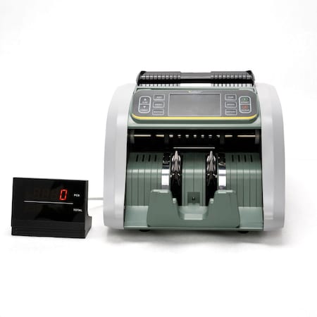 Kolibri Mixed Denomination Business Grade Cash Counter w/Advanced Counterfeit Detection, Multi-Currency KBR-500